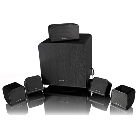 Wharfedale Hi-Fi MS-100 HCP B Subwoofer, Front and Surround Speaker